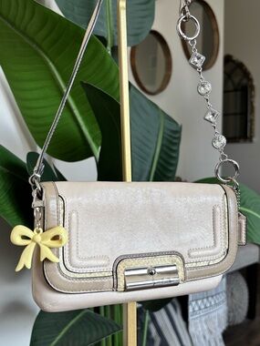 💛⭐️🎀Y2k COACH Spectator Kristin Large Wristlet Mini Bag🎀⭐️💛